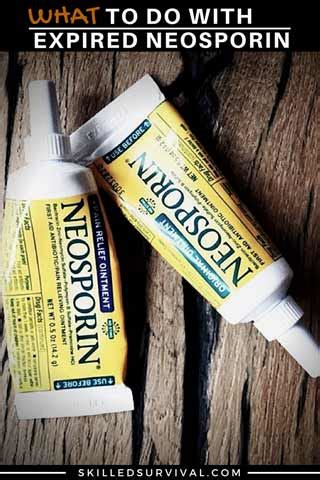Place the mixture in a container such as a sealed plastic bag; Delete all personal information on the prescription label of empty medicine bottles or medicine packaging, then trash or recycle the. . Can i use expired neosporin